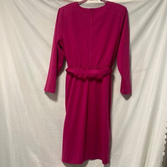 Vintage D Allairds Ruched Dress with Belt - Picture 6 of 9